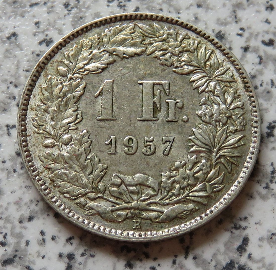  Schweiz 1 Franken 1957   