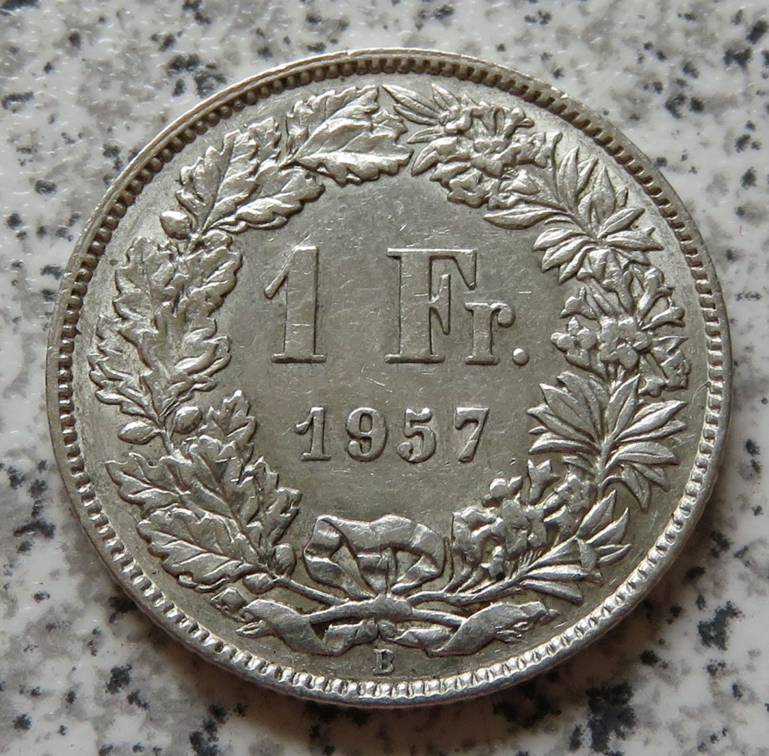  Schweiz 1 Franken 1957   