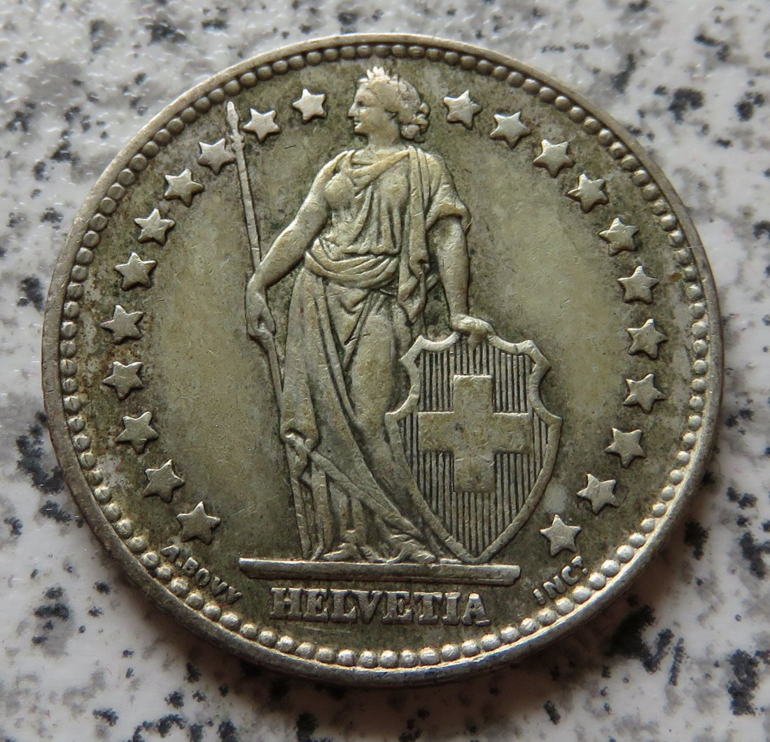  Schweiz 1 Franken 1958   