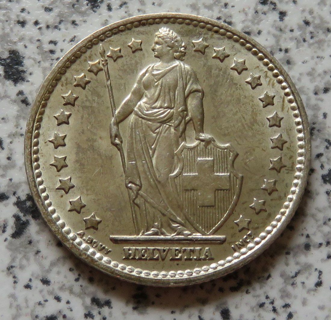  Schweiz 1 Franken 1958   