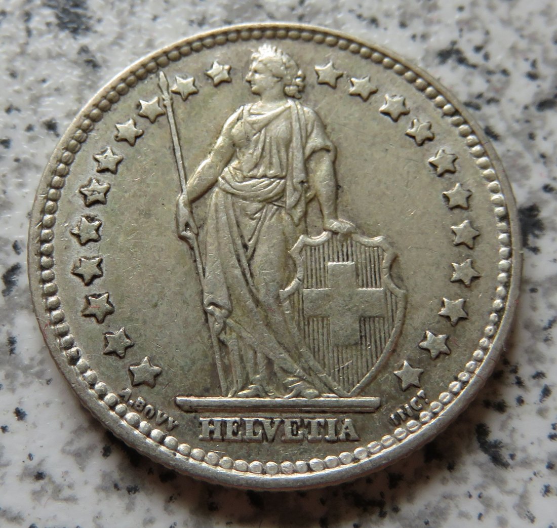  Schweiz 1 Franken 1960   