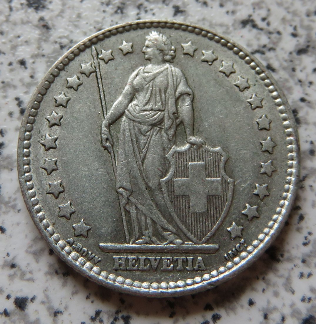 Schweiz 1 Franken 1961   