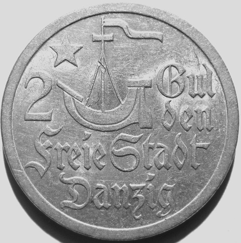  Danzig 2 Gulden 1923   
