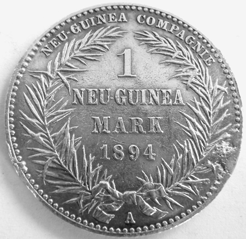  Deutsch Neuguinea 1 Mark 1894   