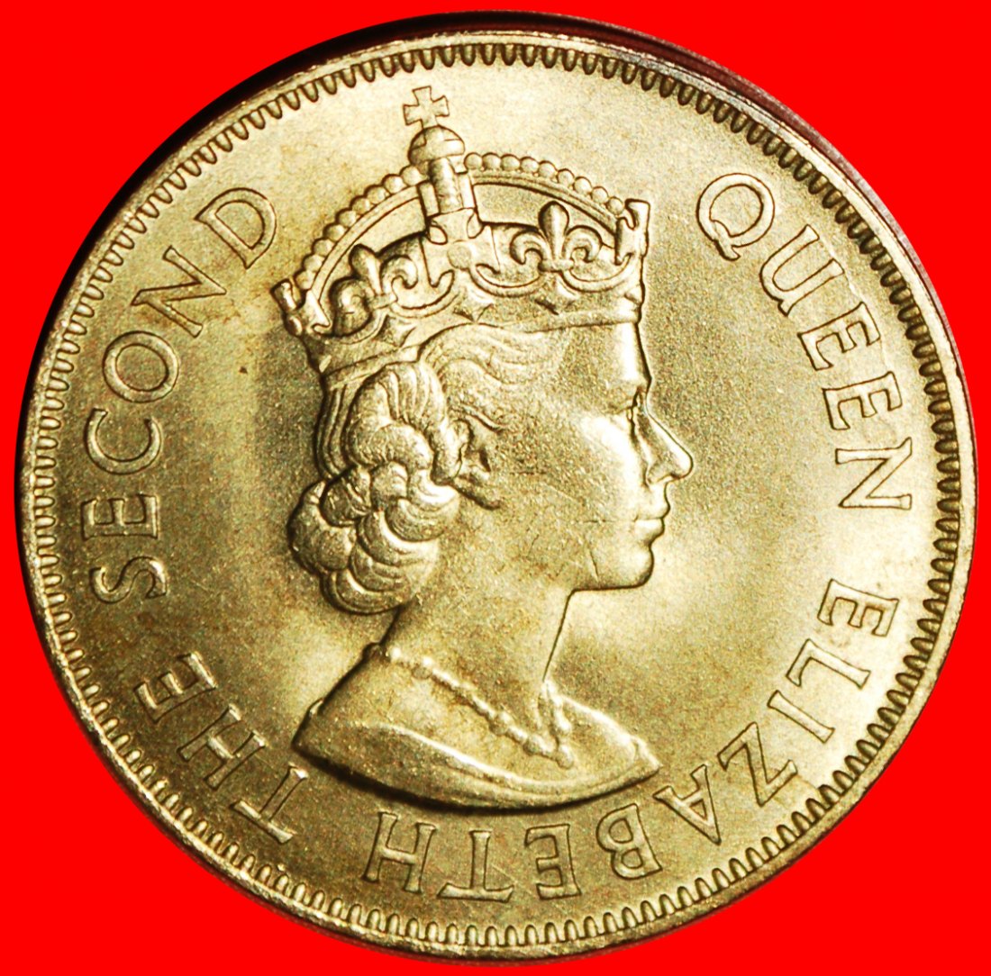  * GREAT BRITAIN (1953-1963):JAMAICA★1 PENNY 1962 UNC! ELIZABETH II 1953-2022★LOW START ★ NO RESERVE!   