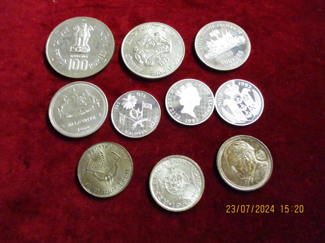  Lot Sammlung Silber - Münzen siehe Foto / L1   