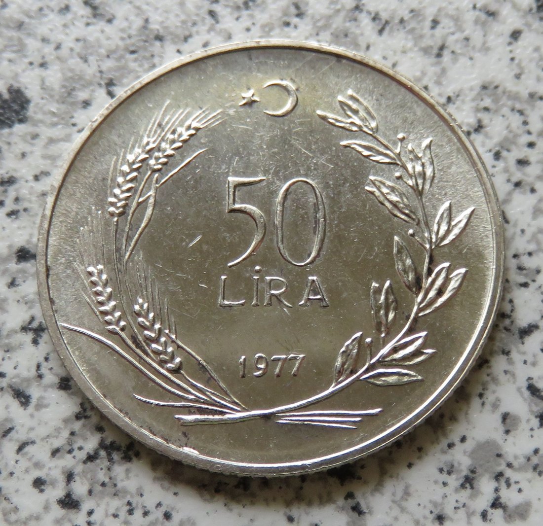  Türkei 50 Lira 1977   