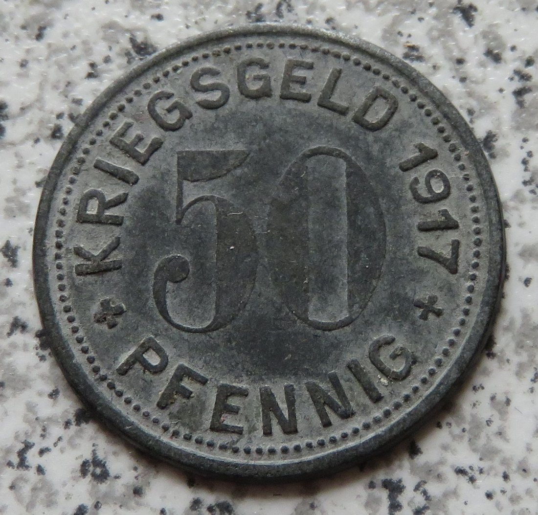  Mettmann 50 Pfennig 1917   