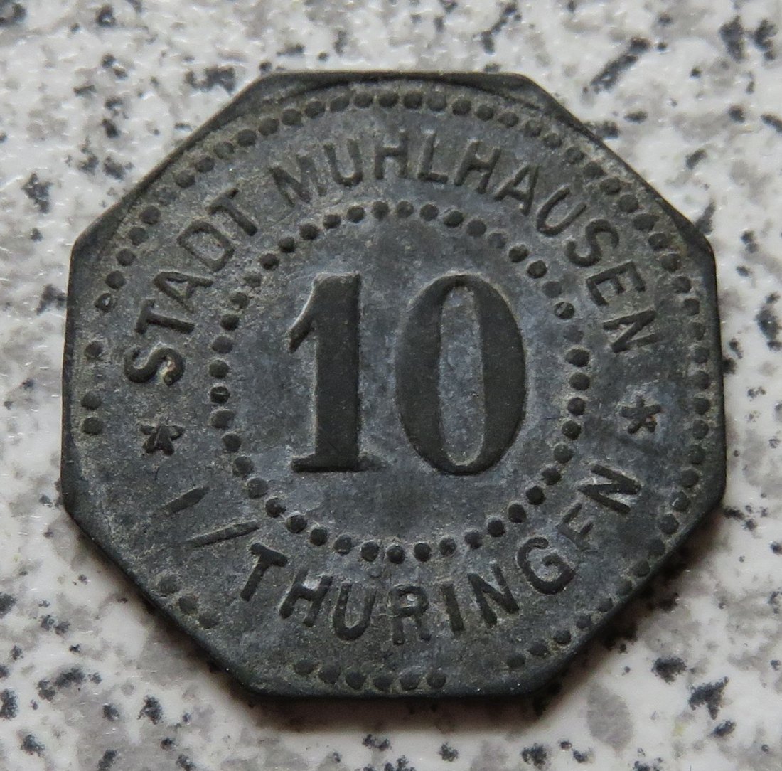  Mühlhausen 10 Pfennig 1917   