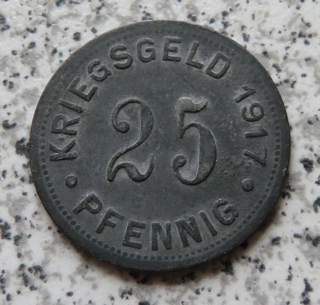 Münster 25 Pfennig 1917   