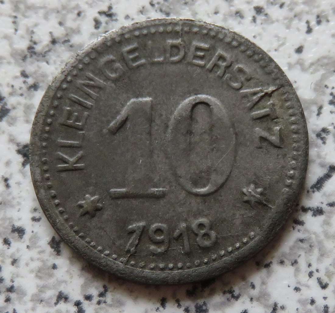  Querfurt 10 Pfennig 1918   