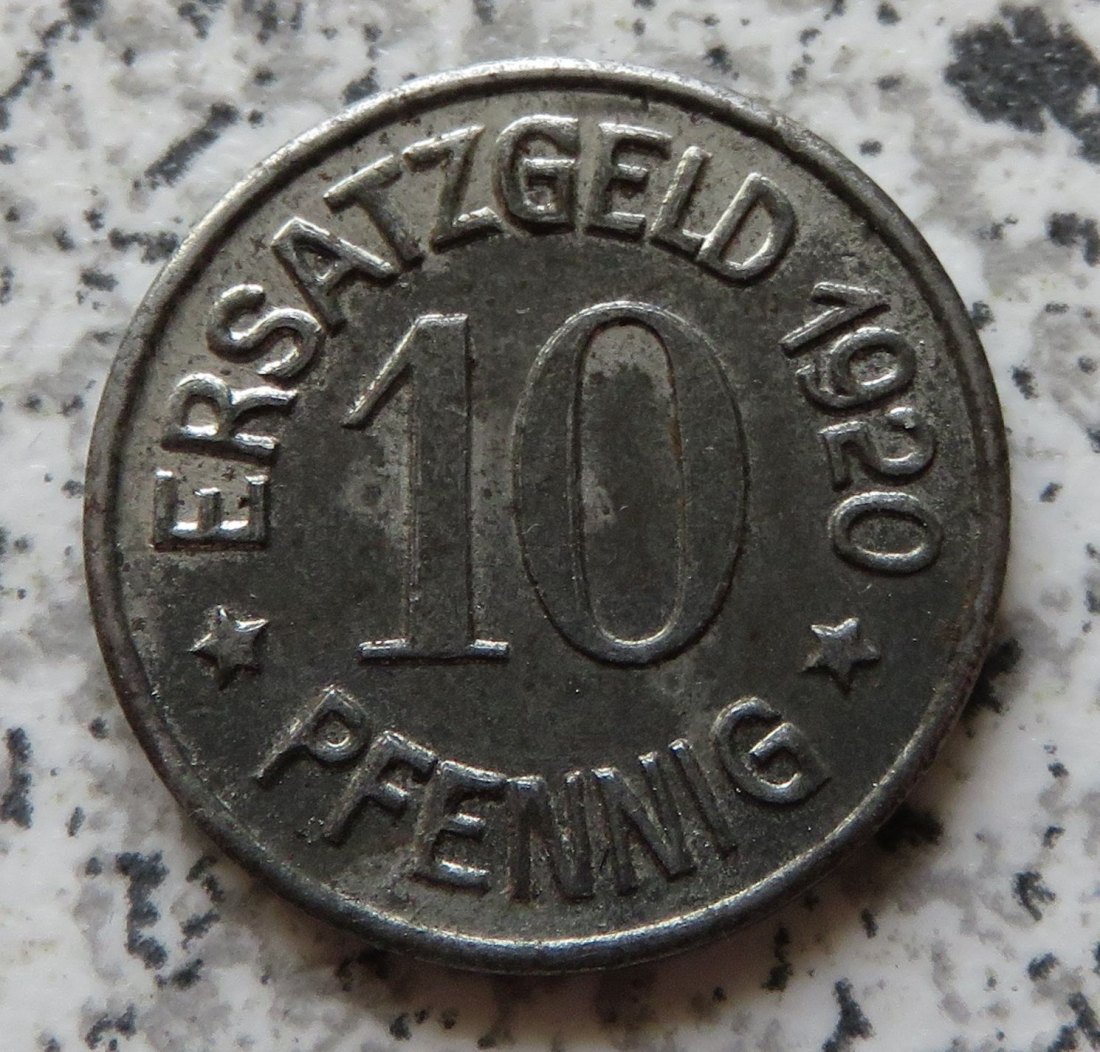  Zeitz 10  Pfennig 1920   