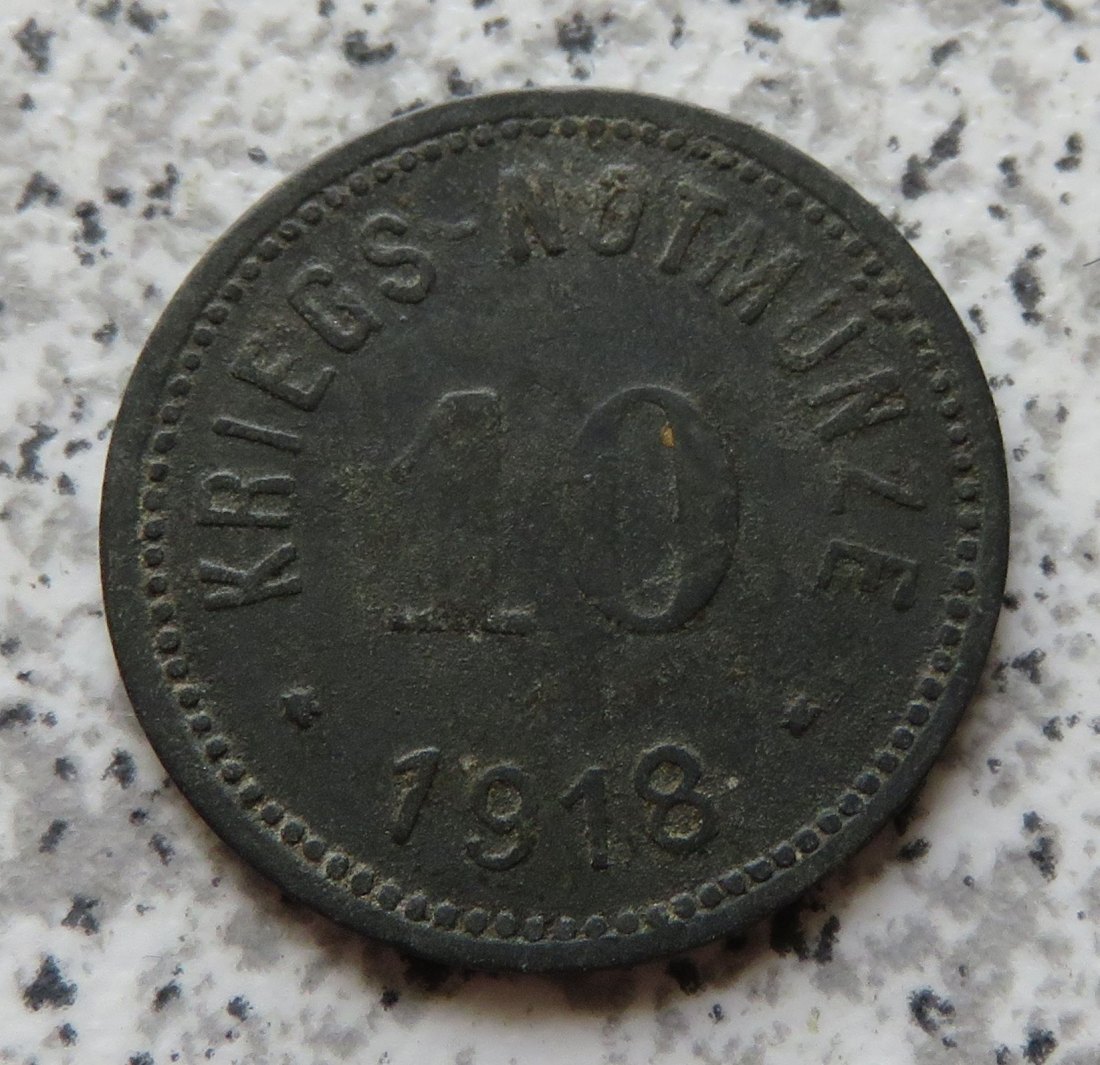  Ziegenrück 10  Pfennig 1918   