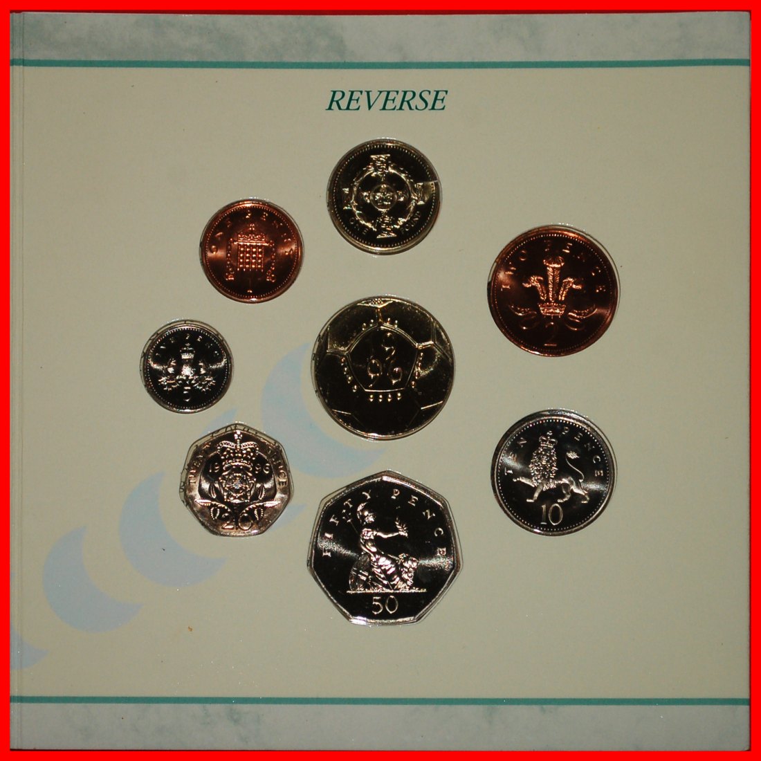  * RARE FOOTBALL SET: GREAT BRITAIN ★BU COIN COLLECTION 1971-1996!  LOW START★ NO RESERVE!   
