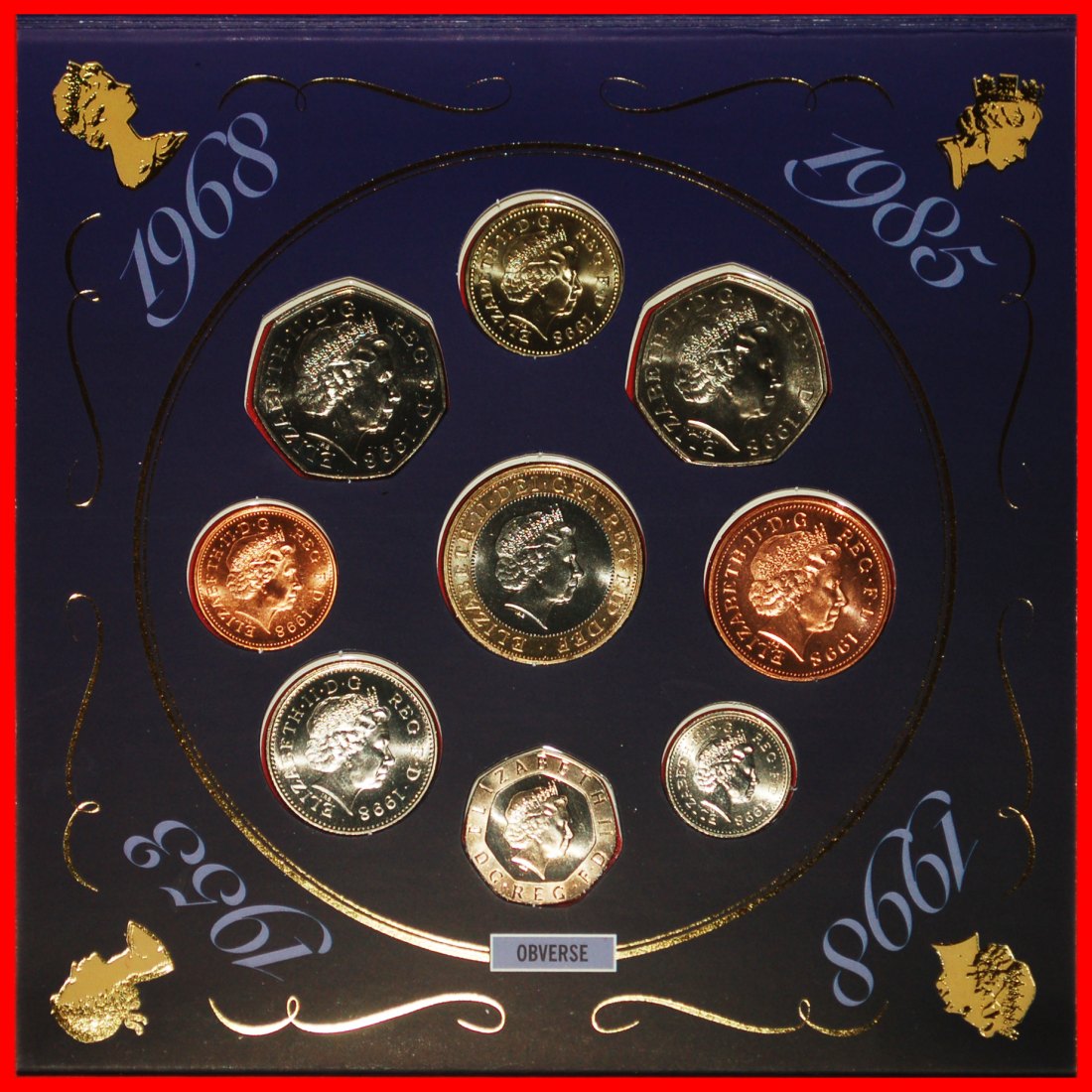  * EUROPEAN UNION: GREAT BRITAIN ★ BU COIN COLLECTION 1973-1998 RARE! LOW START★ NO RESERVE!   