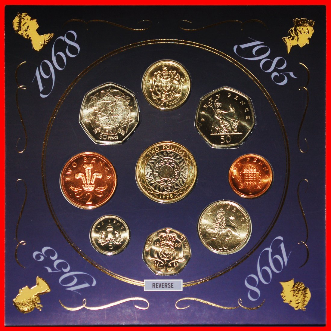  * EUROPEAN UNION: GREAT BRITAIN ★ BU COIN COLLECTION 1973-1998 RARE! LOW START★ NO RESERVE!   