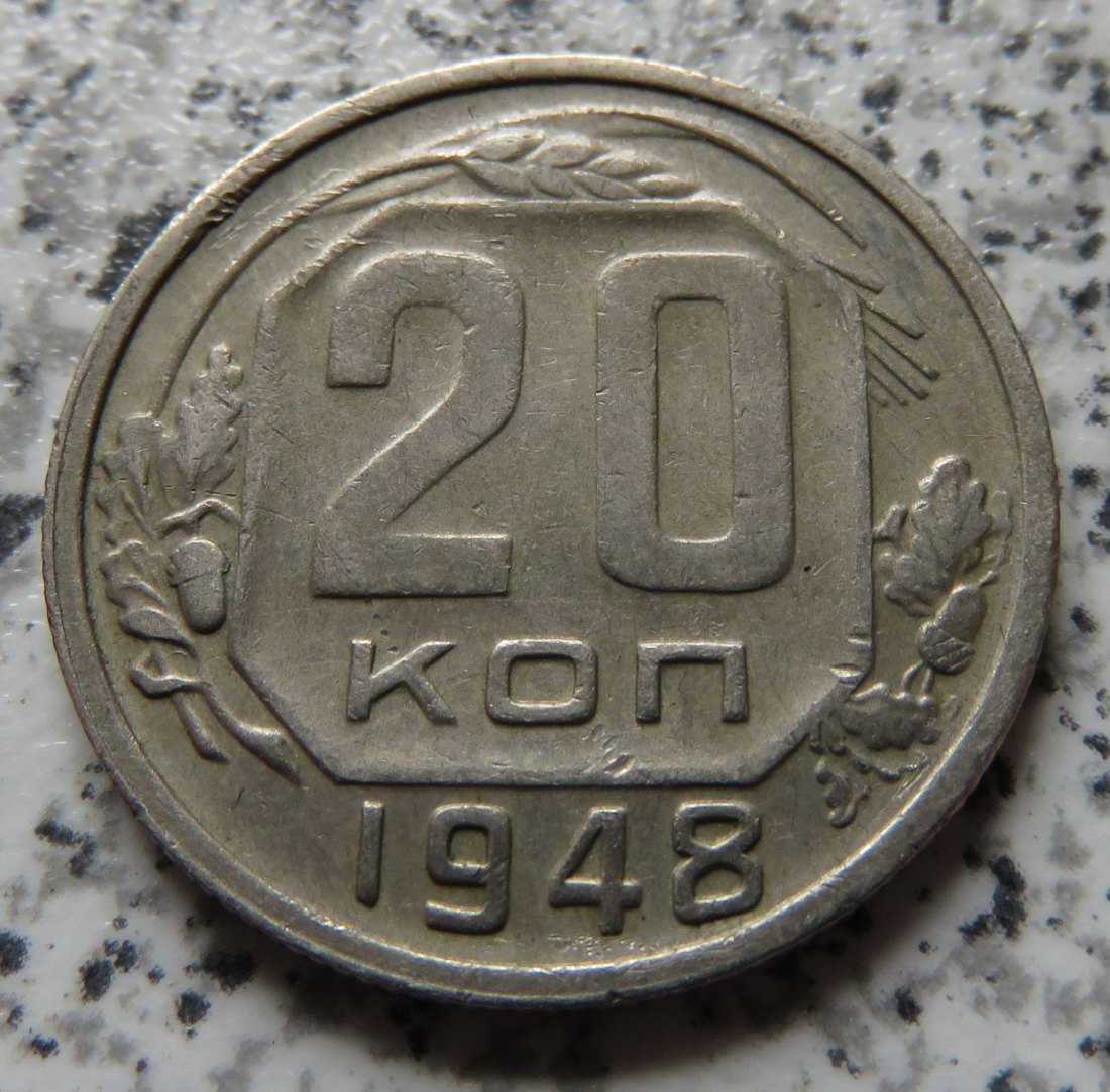  Sowjetunion 20 Kopeken 1948   