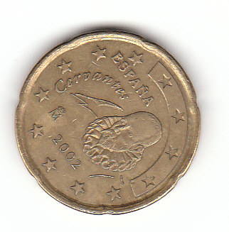  20 Cent Spanien 2002 (C298)b.   