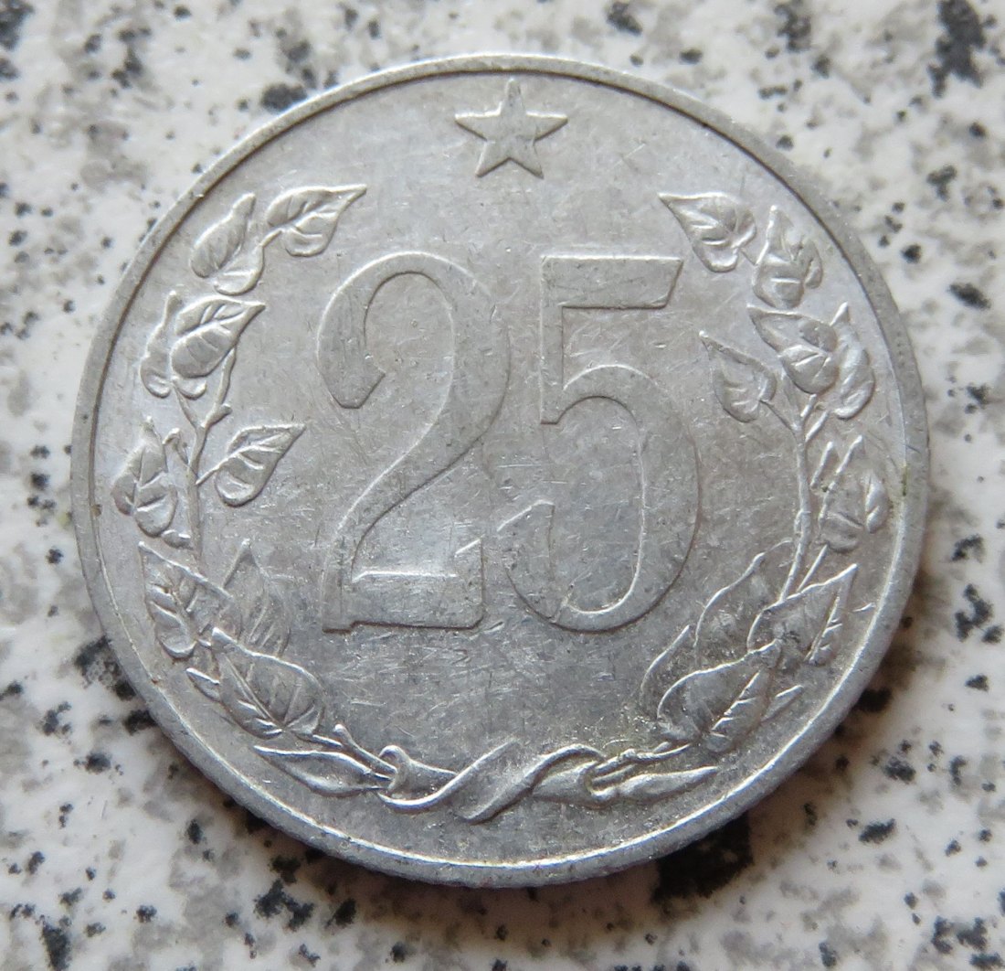  Tschechoslowakei / CSR 25 Heller 1953   