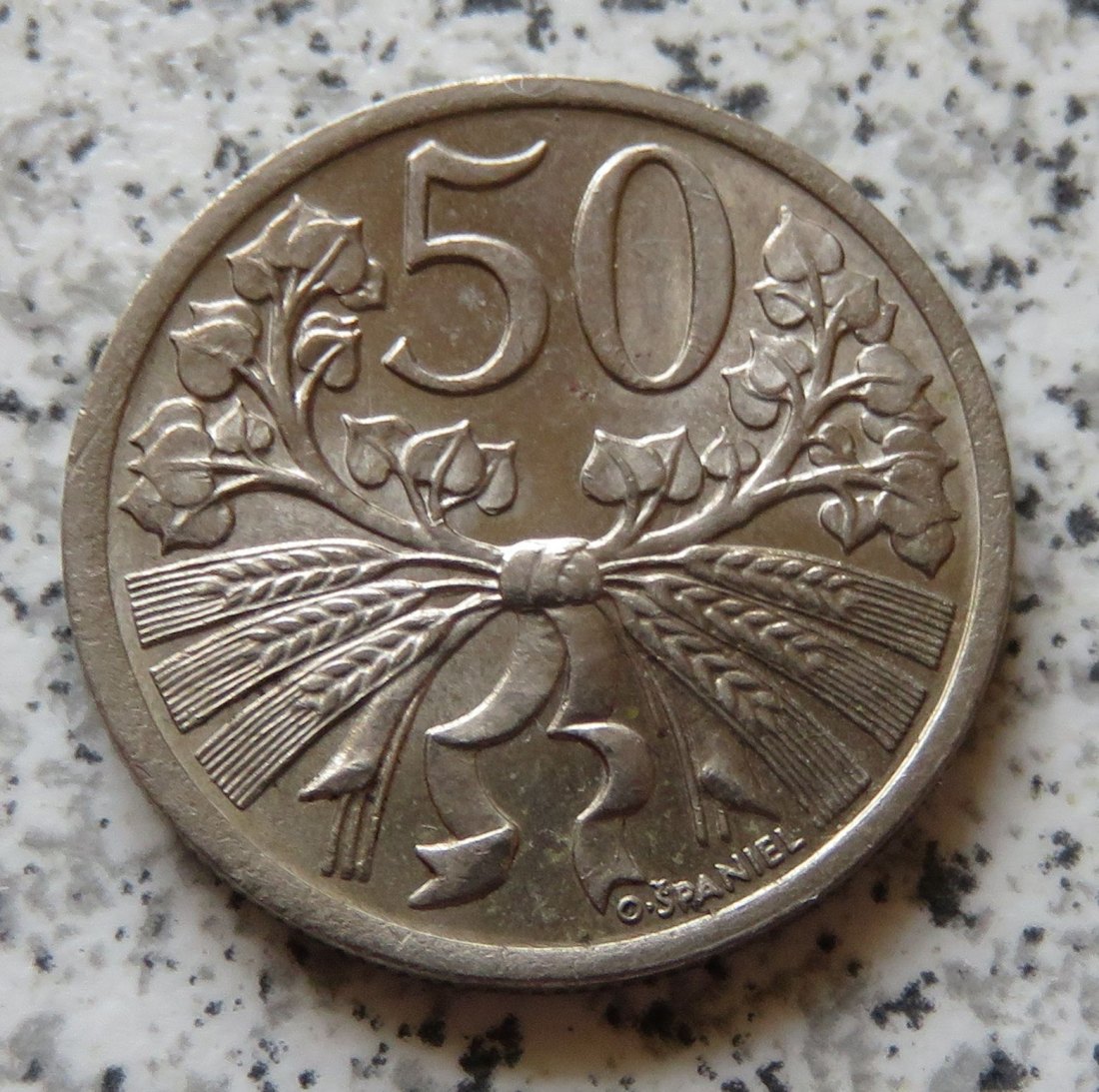  Tschechoslowakei 50 Heller 1921, besser   