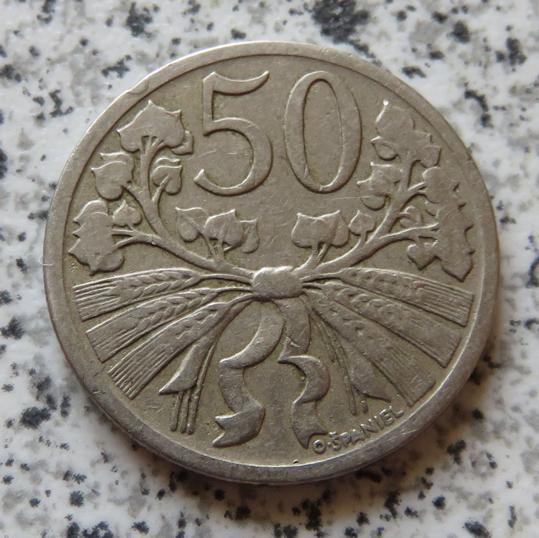  Tschechoslowakei 50 Heller 1922   