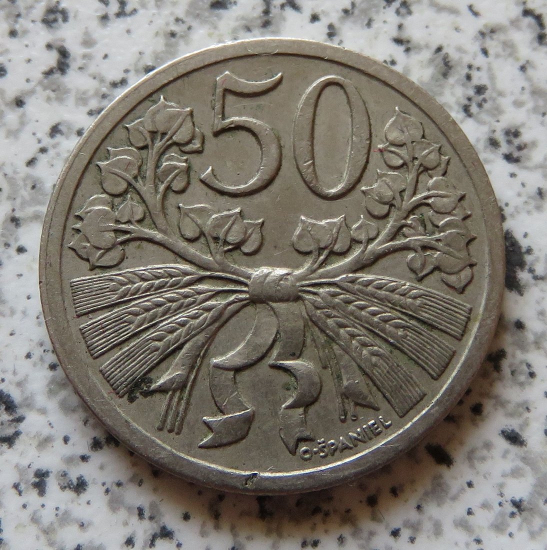  Tschechoslowakei 50 Heller 1924   