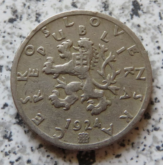  Tschechoslowakei 50 Heller 1924   