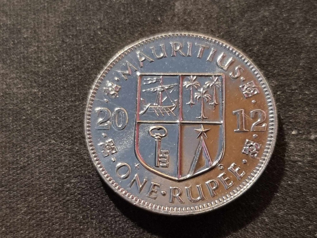  Mauritius 1 Rupee 2012 STG   