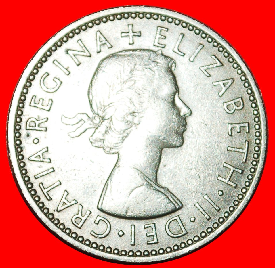  *SCOTTISH CREST 1954-1970:GREAT BRITAIN★1 SHILLING 1962★ELIZABETH II 1953-2022★LOW START★NO RESERVE!   