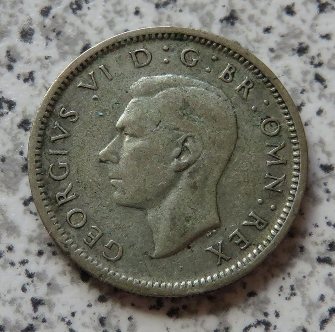  Großbritannien 6 Pence 1945   