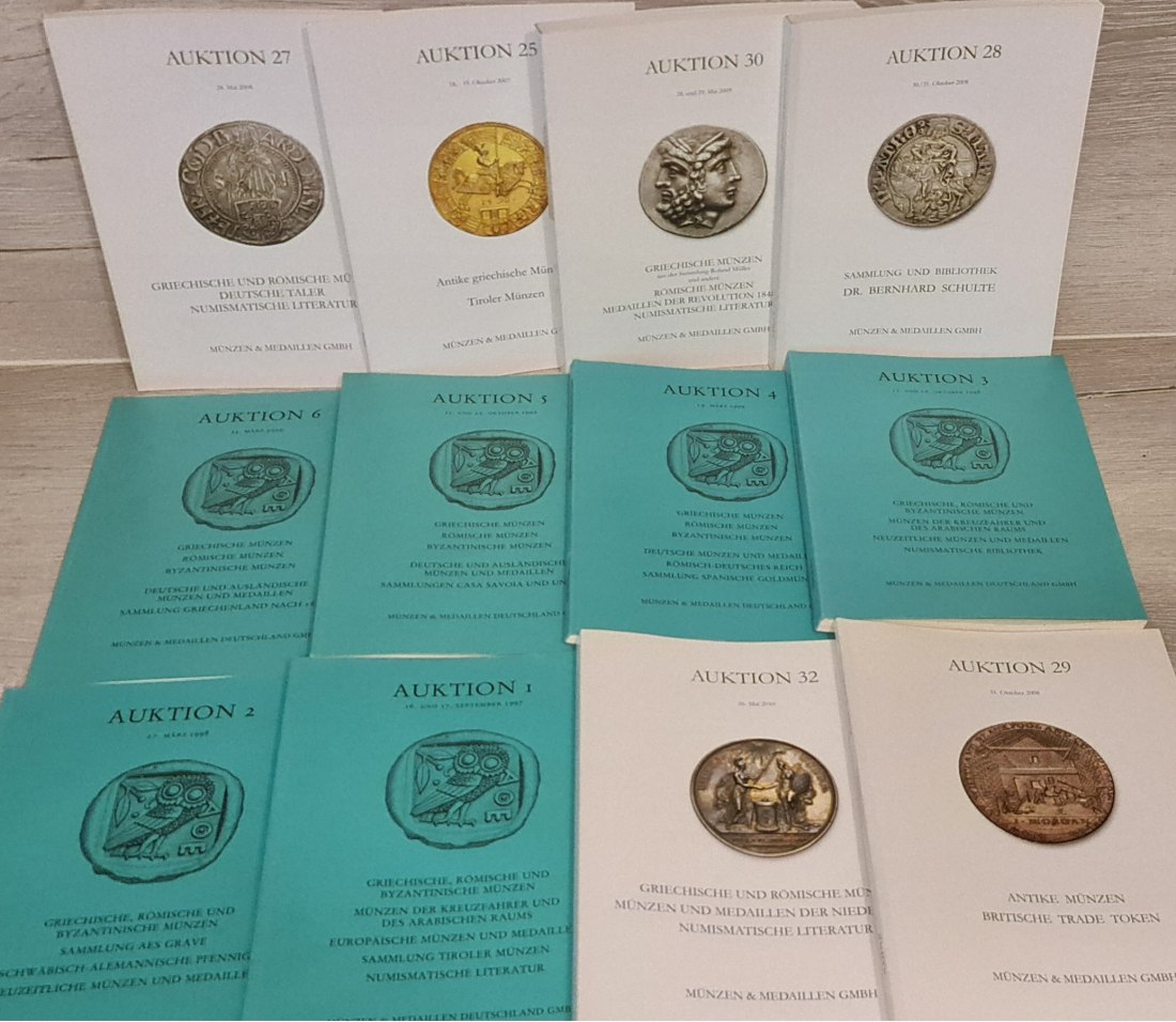  Münzen & Medaillen Weil am Rhein Auktion Kataloge aus 1 bis 46 von 1997 - 2018 AUSWAHL 1 Katalog !   
