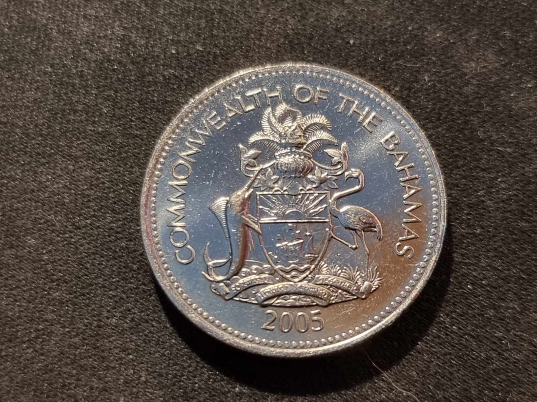  Bahamas 25 Cents 2005 STG   