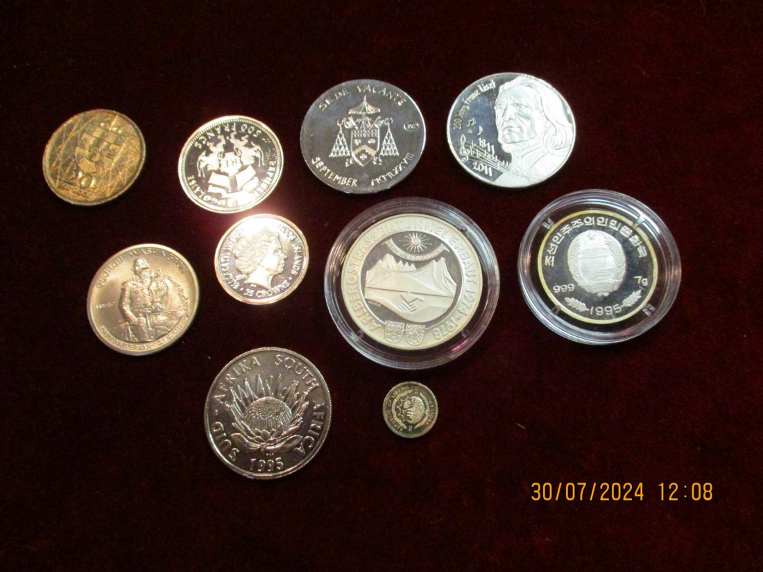  Lot - Sammlung Silbermünzen siehe Foto /LM3   