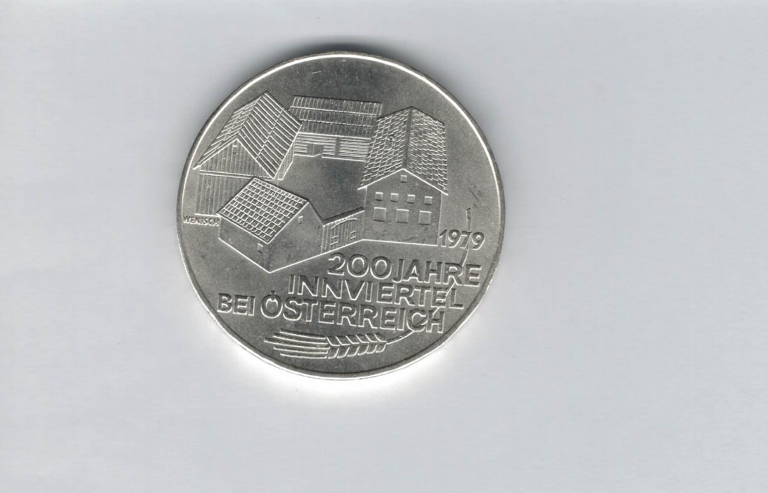  100 Schilling 1979 200 Jahre Innviertel bei Österreich silber Österreich 2.Rep (01914/22)   