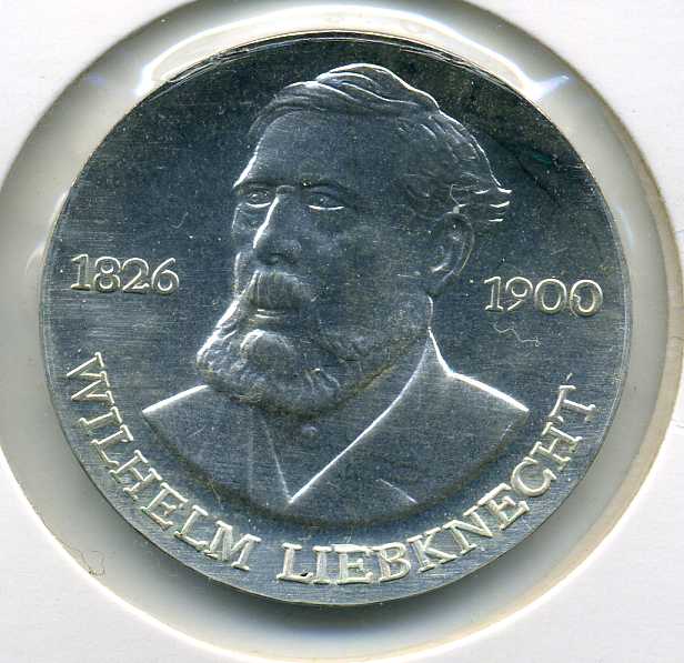  20 Mark 1976 Wilhelm Liebknecht stempelglanz   