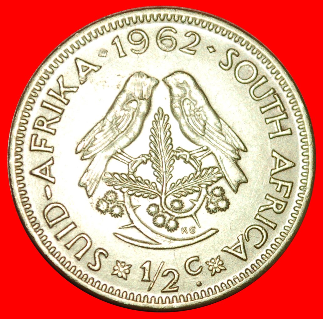  * CAPE SPARROWS (1961-1964): SOUTH AFRICA ★ 1/2 CENT 1962! RIEBEEK 1619-1677★LOW START ★ NO RESERVE!   