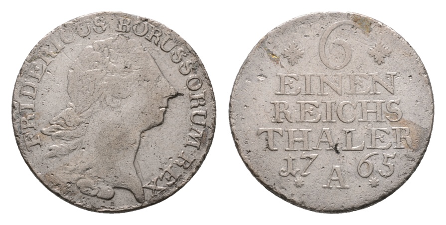  Altdeutschland; Kleinmünze 1765   