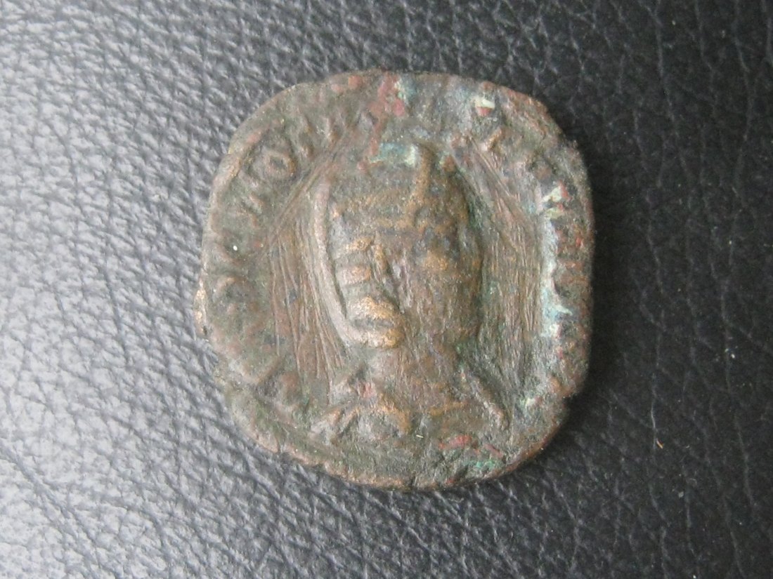  Sesterz Otacilia Severa, Gemahlin des Philippus I. Arabs; Nilpferd, 1000 Jahrfeier Roms 248 n. Chr.   