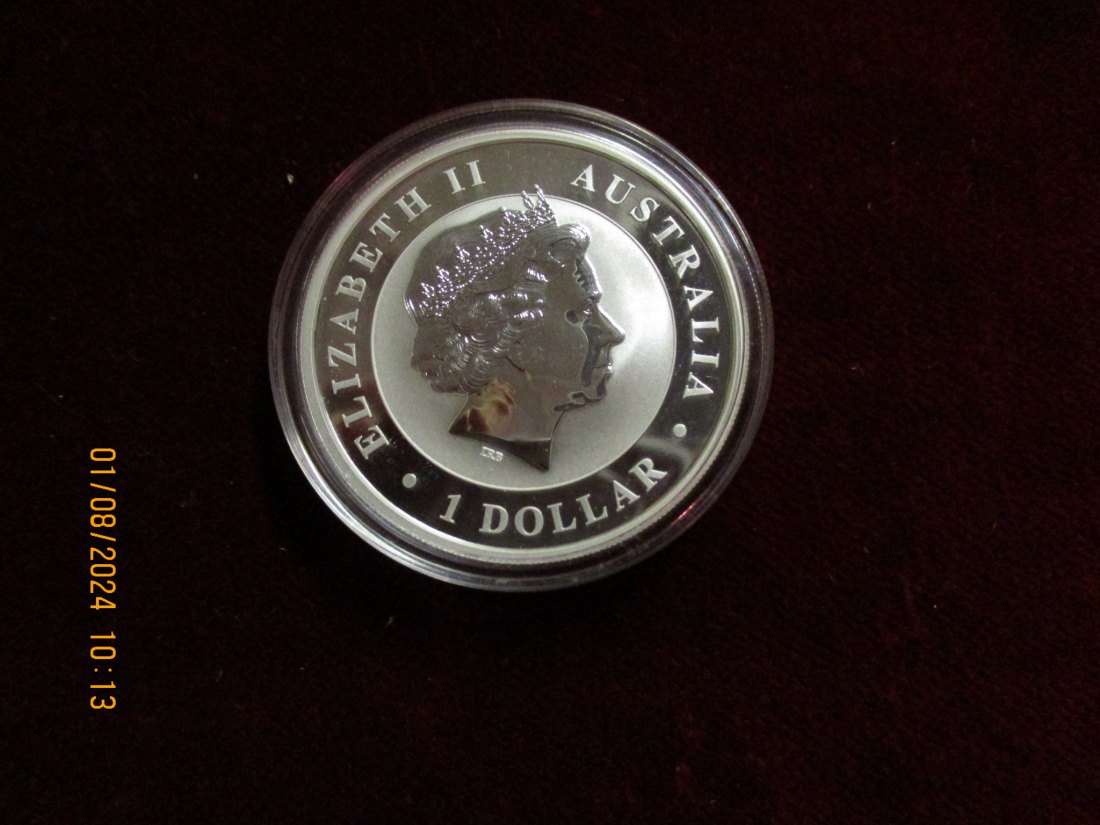  1 Dollar 2017 Kookabura Australien Silbermünze   