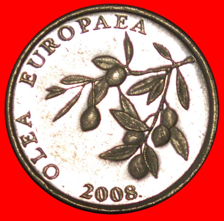  * LATEIN OLIVE (1994-2022): KROATIEN ★ 20 LIPA 2008 uSTG STEMPELGLANZ! OHNE VORBEHALT!   