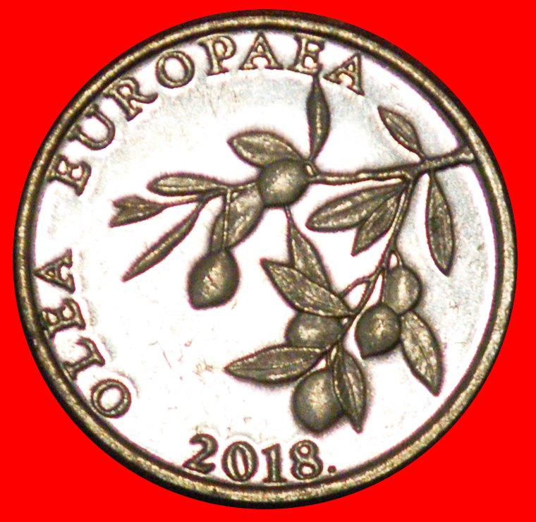  * LATIN OLIVE (1994-2022): CROATIA ★ 20 LIPAS 2018! MINT LUSTRE! LOW START★ NO RESERVE!   