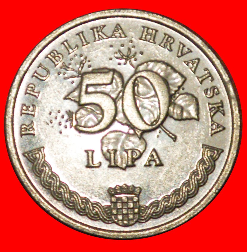  * LATIN (1994-2022): CROATIA ★ 50 LIPAS 2010 FLOWER! MINT LUSTRE! LOW START★ NO RESERVE!   