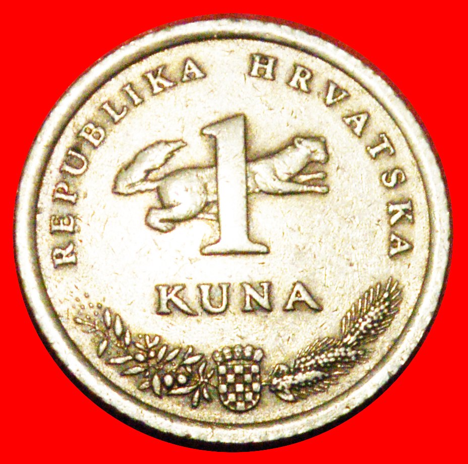  * NICHT LATEIN USA: KROATIEN ★ 1 KUNA 1896-1996 UNGEWÖHNLICH! OHNE VORBEHALT!   