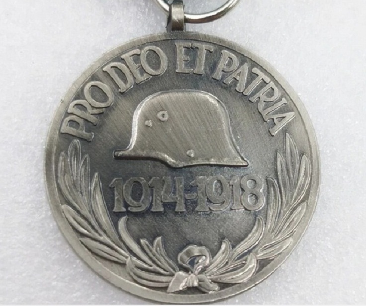  Militaria Orden Auszeichnung PRO DEO ET PATRIA 1914-1918 am Band 1. Weltkrieg Ungarn   