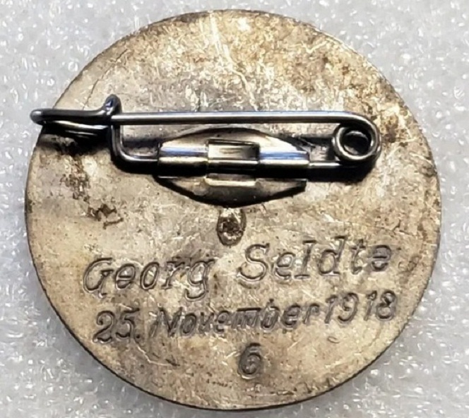  Militaria Anstecker Auszeichnung FÜR SCHLESIEN Schlesischer Adler Deutsches Reich   