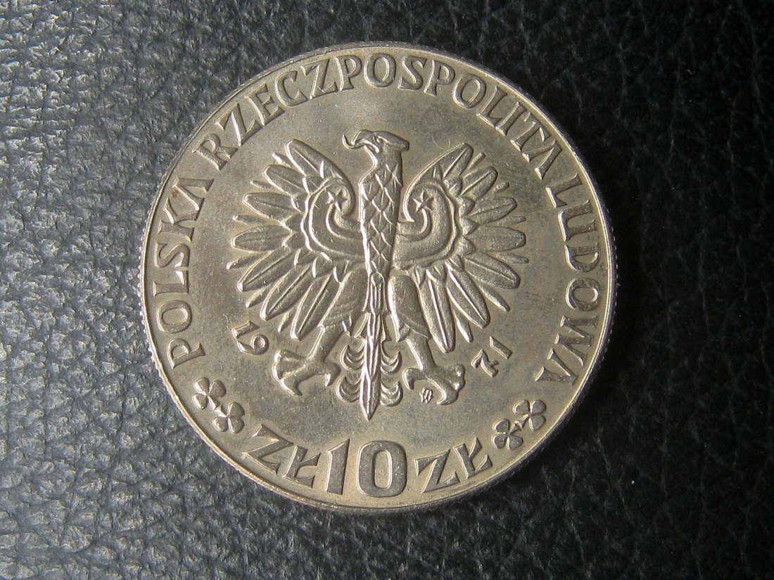  10 Zlotys 1971 PROBE FAO; Nickel   