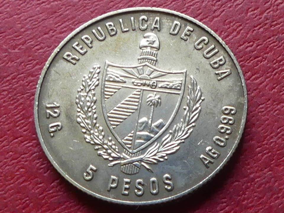  Silbermünze Kuba 5 Pesos „Entdeckung Amerikas – Niña“, nur 10.000 Exemplare   