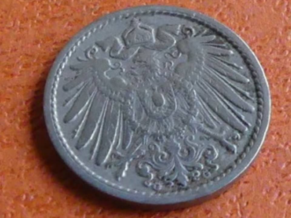  Deutschland Kaiserreich 5 Pfennig 1903 G, seltener Jahrgang   