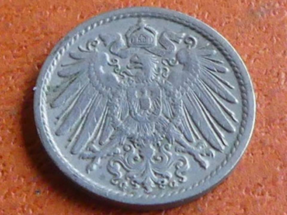  Deutschland Kaiserreich 5 Pfennig 1903 G, seltener Jahrgang   