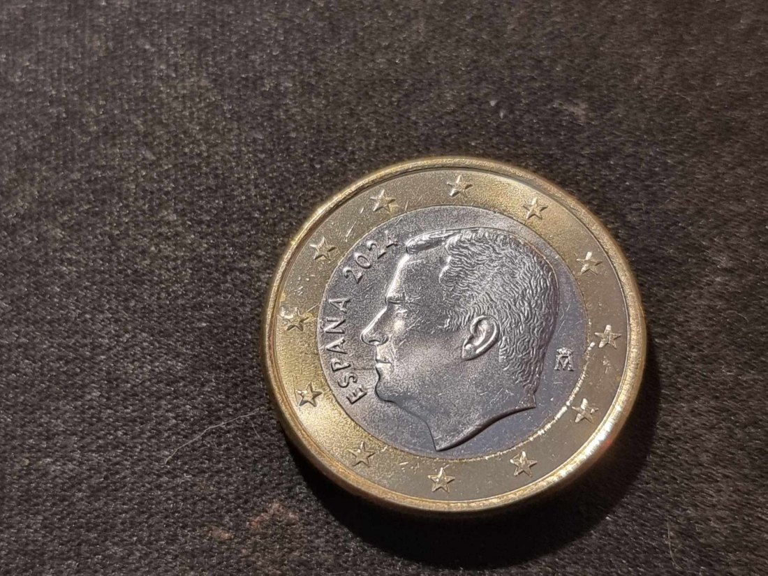  Spanien 1 Euro 2024 STG   